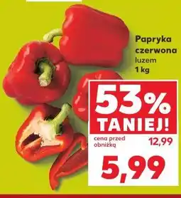 Kaufland Papryka czerwona luzem oferta