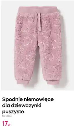 Pepco Spodnie niemowlęce dla dziewczynki puszyste oferta