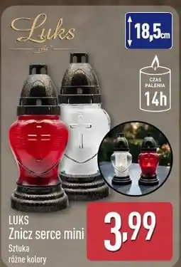 ALDI LUKS Znicz serce mini oferta