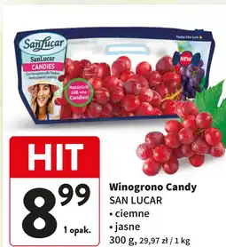 Intermarche Winogrono Candy SAN LUCAR oferta