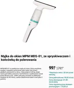 Biedronka Myjka do okien MPM MDS-01, ze spryskiwaczem i końcówką do polerowania oferta