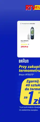 RTV EURO AGD Braun IRT6575 termometr oferta