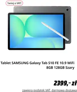 Media Markt Tablet SAMSUNG Galaxy Tab S9 FE 10.9 WiFi 8GB 128GB Szary oferta