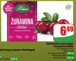 Dino Herbatka owocowa żurawina Bifix oferta