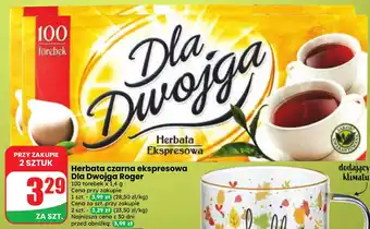 Dino Herbata czarna ekspresowa Dla Dwojga Roger oferta