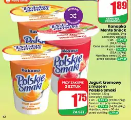 Dino Jogurt kremowy z musem Polskie Smaki oferta