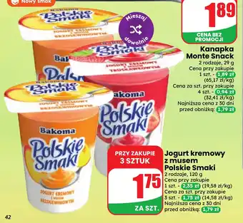 Jogurt kremowy z musem Polskie Smaki
