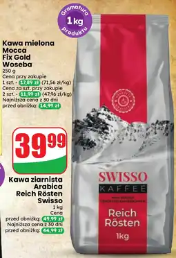 Dino Kawa ziarnista Arabica Reich Rösten Swisso oferta