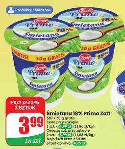 Dino Śmietana 18% Primo Zott oferta