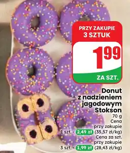 Dino Donut z nadzieniem jagodowym Stokson oferta