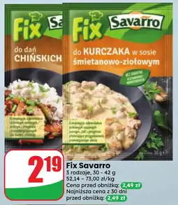 Dino Fix Savarro do KURCZAKA w sosie śmietanowo-ziółowym oferta