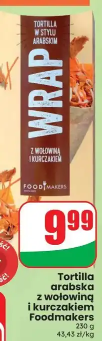 Dino Tortilla Arabska z Wołowiną i Kurczakiem Foodmakers oferta