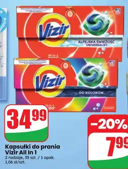 Dino Kapsułki do prania Vizir All In 1 oferta