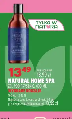 Drogerie Natura Żel pod prysznic Natural Home SPA oferta