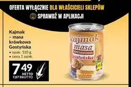 Makro Kajmak masa krówkowa Gostyńska oferta