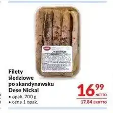 Makro Filety śledziowe po skandynawsku Dese Nickal oferta