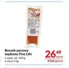 Makro Boczek parzony wędzony Fine Life oferta