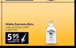 Makro Wódka Żubrówka Biała oferta