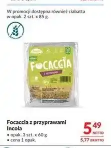 Makro Focaccia z przyprawami Incola oferta