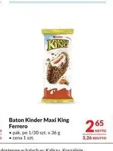 Makro Baton Kinder Maxi King Ferrero oferta