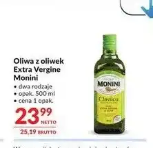 Makro Oliwa z oliwek Extra Vergine Monini oferta