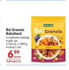 Makro Ba! Granola Bakalland oferta