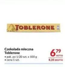 Makro Czekolada mleczna Toblerone oferta