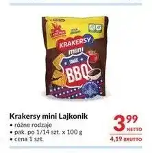 Makro Krakersy mini Lajkonik oferta
