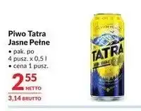 Makro Piwo Tatra oferta