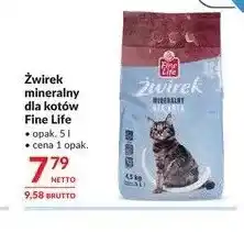 Makro Żwirek mineralny dla kotów Fine Life oferta