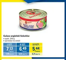 Makro Gulasz angielski Sokołów oferta