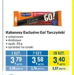 Makro Kabanosy Exclusive Go! wieprzowe Tarczyński oferta
