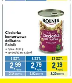 Makro Cieciorka konserwowa delikatna Rolnik oferta
