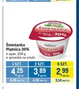 Makro Śmietanka Piątnica 30% oferta