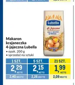 Makro Makaron krajaneczka 4-jajeczna Lubella oferta