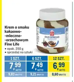 Makro Krem o smaku kakaowo-mleczno-orzechowym Fine Life oferta
