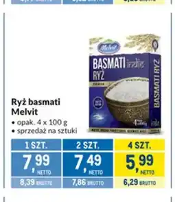 Makro Ryż basmati Melvit oferta