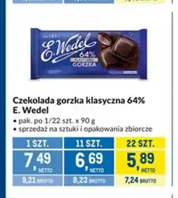 Makro Czekolada gorzka klasyczna 64% oferta