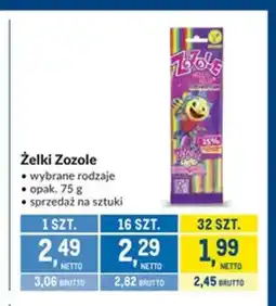 Makro Żelki Zozole oferta