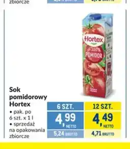 Makro Sok pomidorowy Hortex oferta