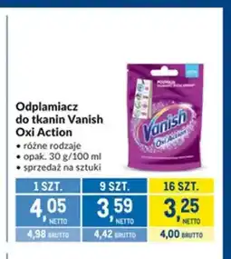 Makro Odplamiacz do tkanin Vanish Oxi Action oferta