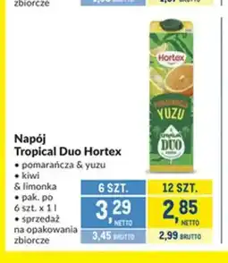 Makro Napój Tropical Duo pomarańcza & yuzu Hortex oferta