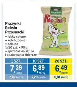 Makro Prażynki Reksio lekko solone Przysnacki oferta