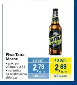 Makro Piwo Tatra Mocne oferta