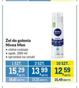 Makro Żel do golenia Nivea Men oferta