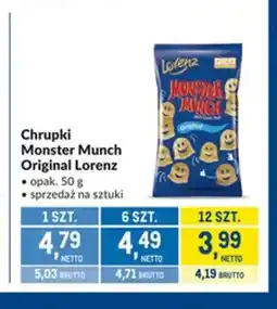 Makro Chrupki Monster Munch Original Lorenz oferta