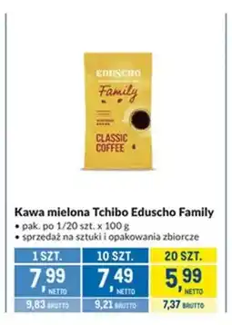 Makro Kawa mielona Tchibo Eduscho Family oferta