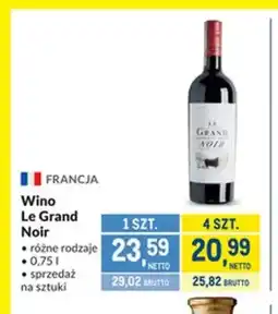 Makro Wino Le Grand Noir oferta