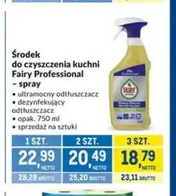 Makro Środek do czyszczenia kuchni Fairy Professional spray ultramocny odtłuszczacz oferta