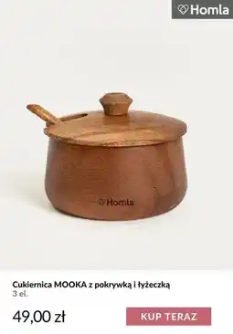 Homla Cukiernica Mooka z pokrywką i łyżeczką Homla oferta